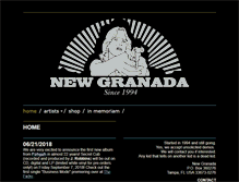 Tablet Screenshot of newgranada.com